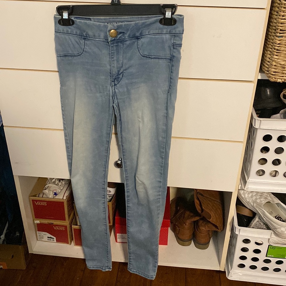 American Eagle super stretch jeggings size 0